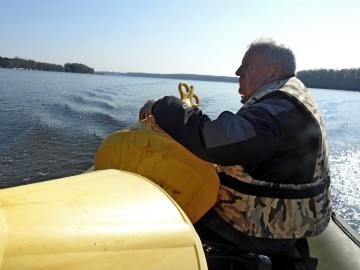 Oznakowanie bojami stref Zbiornika Sulejowskiego 2022, 