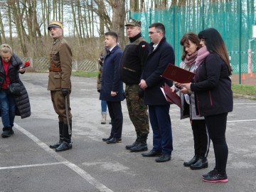 Tropem Wilczym bieg pamięci Żołnierzy Wyklętych w Dobromierzu na terenie PPK., 