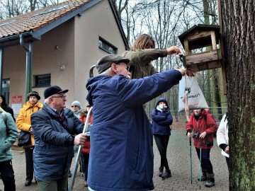 Edukacyjny zimowy spacer po Lesie Łagiewnickim 2024, 