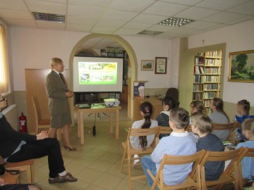 Konkurs i prelekcja w Bibliotece w Zelowie, 